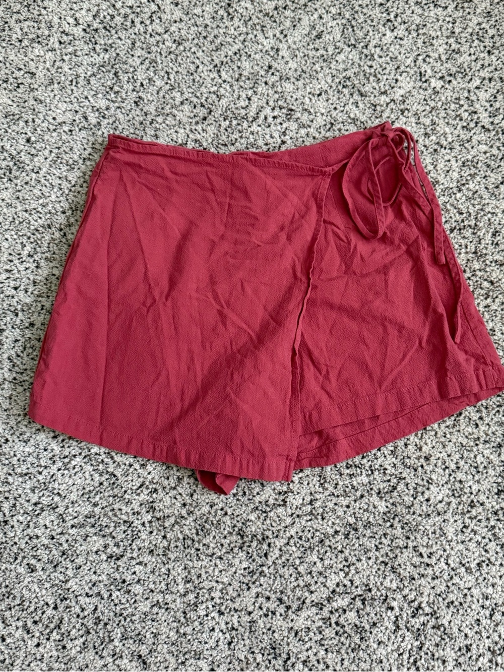 SHEIN Pink Solid Wrap Shorts to Skort Women’s Size M